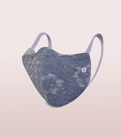 IKAT CRAFT MASK : 3-Layer Reversible Safety Mask with Cotton Comfort | >95%* Protection | Adult Mask - Pack of 2