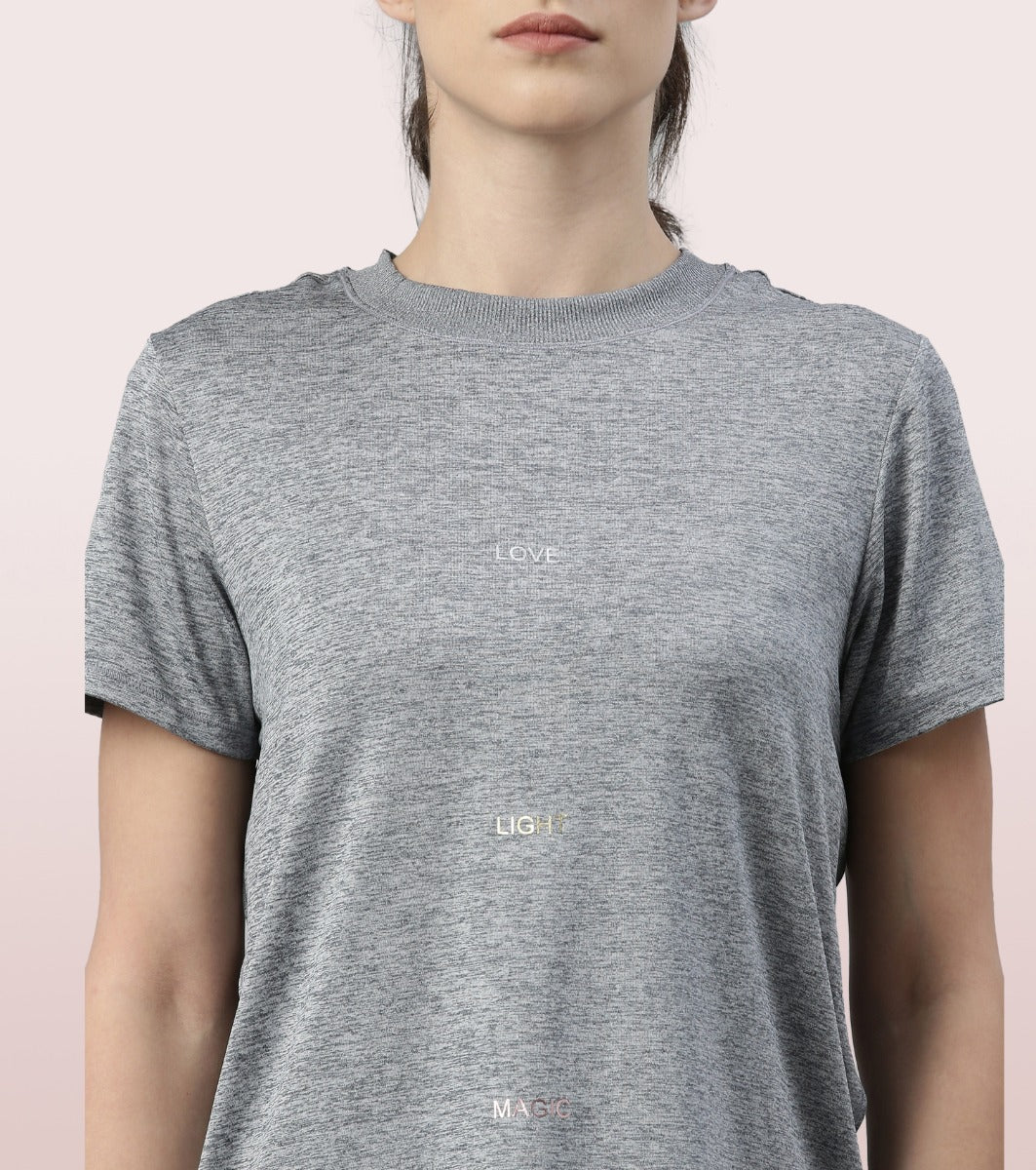 Stay Cool Tee | Short Sleeve Crew Neck Novelty Dry Fit Long Tee