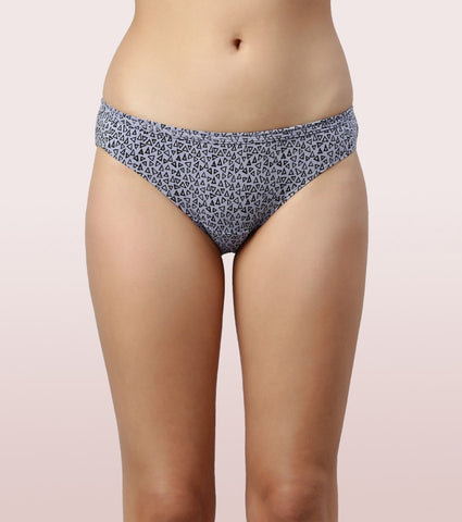 Bikini Panty | Full Coverage & Low Waist | Antimicrobial & Stain Release Finish | Pack of 3 | Colors and Print May vary