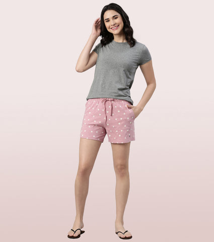 Basic Shorts | Mid-Thigh Length Jersey Shorts With Pockets