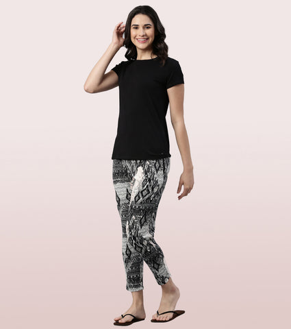 Lazy Pant | Pull-On Flannel Pants With Satin Adjustable Waist Drawstring & Pockets