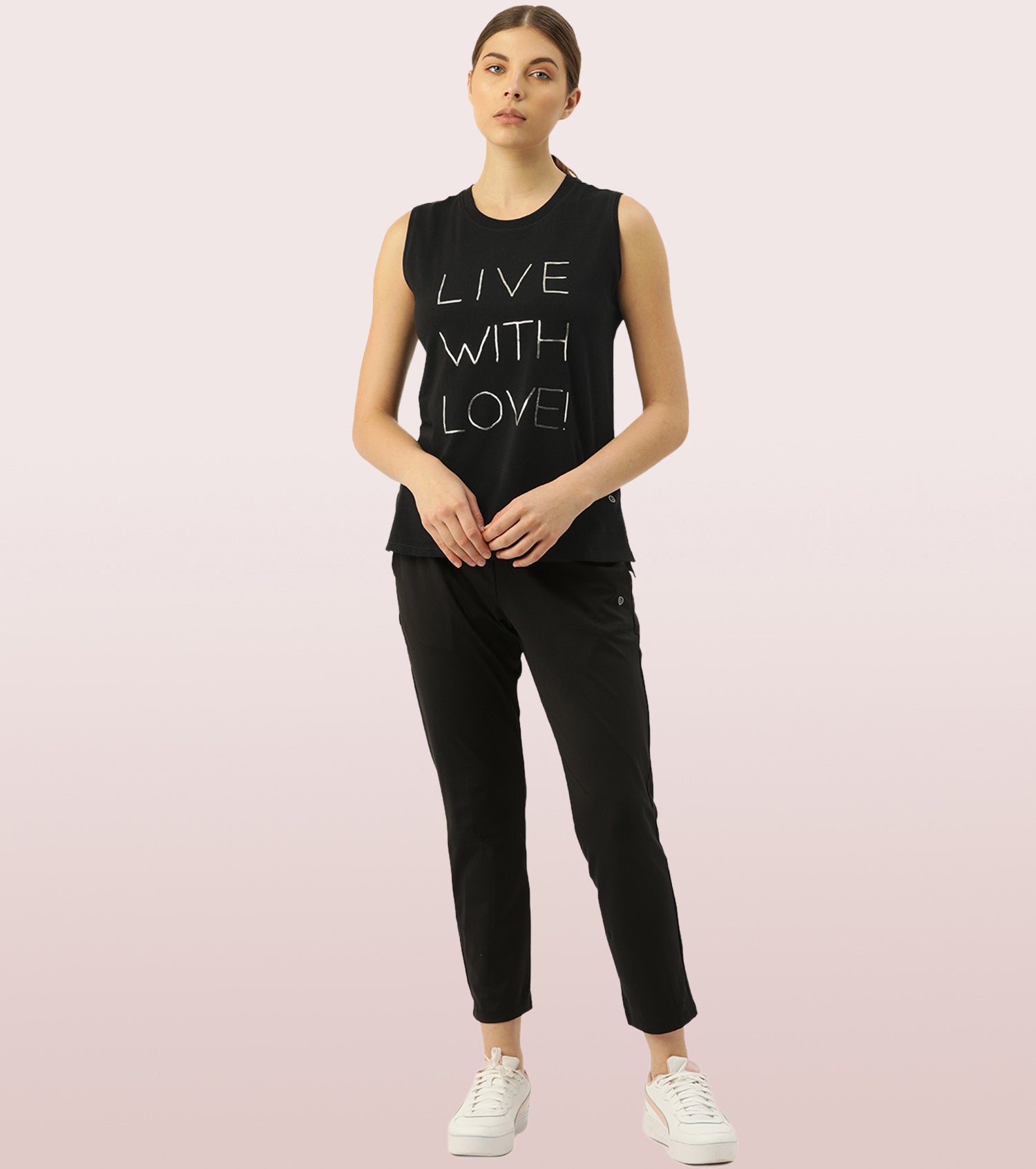 Stay Cool Tank | Crew Neck Anti-odour Stretch Cotton Muscle Tank With Graphic Print