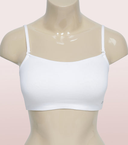 Full Coverage Non-Padded Wirefree Comfort Cami Detachable Bra