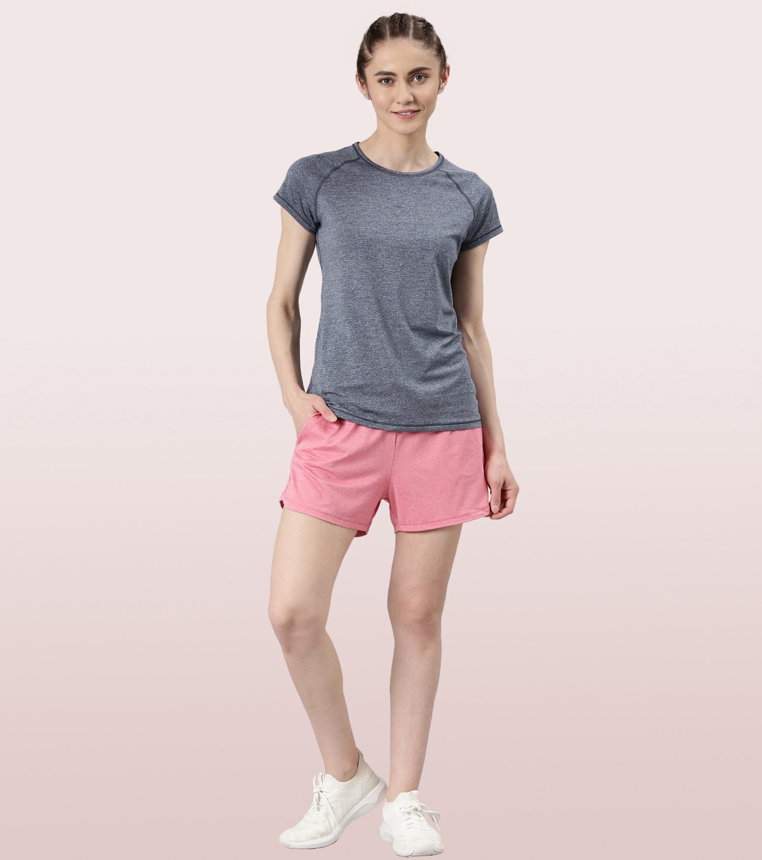 Athleisure- A704
BASIC WORKOUT SHORTS | DRY FIT WORKOUT SHORTS
RELAXED FIT | MID RISE | THIGH LENGTH