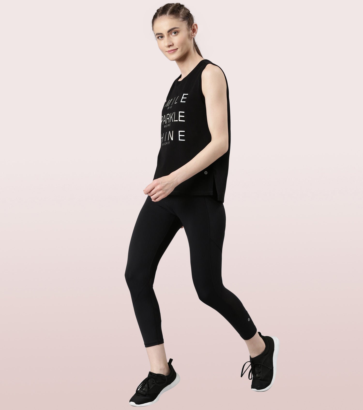 Stay Cool Tank | Crew Neck Anti-odour Stretch Cotton Muscle Tank With Graphic Print