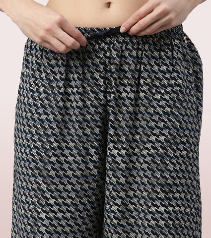 Slounge Pant | Modal Woven Printed Pull-On Pant