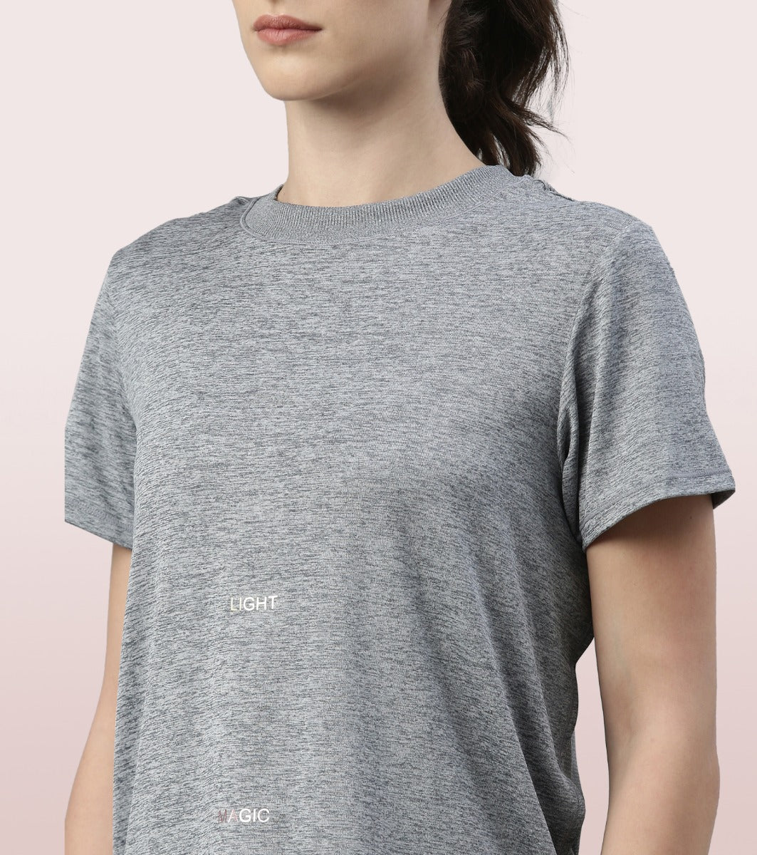 Stay Cool Tee | Short Sleeve Crew Neck Novelty Dry Fit Long Tee