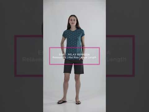 Relax Bermuda | Knee Length Shorts With Adjustable Waistband & Pockets