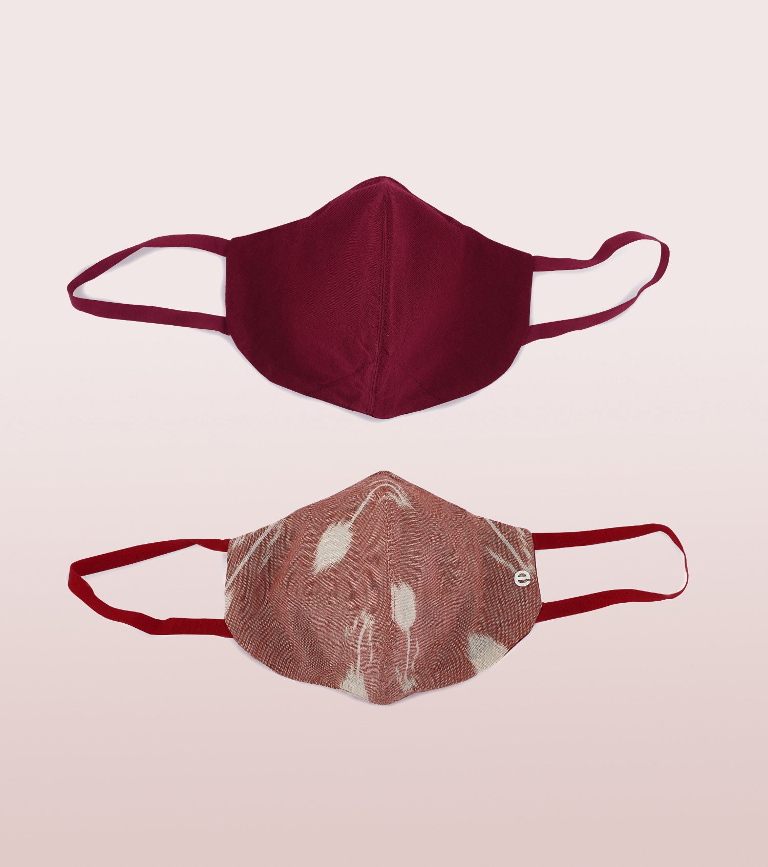 IKAT CRAFT MASK : 3-Layer Reversible Safety Mask with Cotton Comfort | >95%* Protection | Adult Mask - Pack of 2