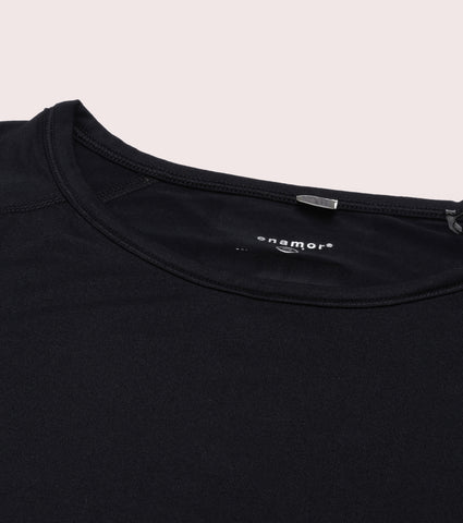 Basic Active Tee | Raglan Sleeve Scoop Neck Dry Fit Graphic Tee