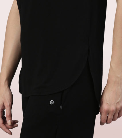 Home Lounge Tee | Soft & Drapey Graphic Printed Lounge Tee