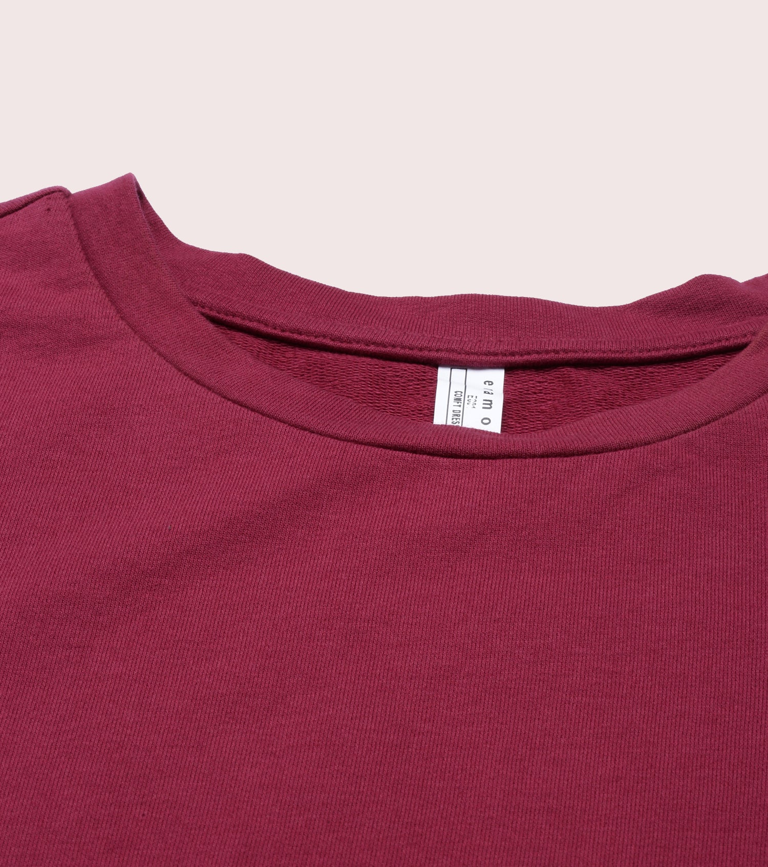 Long Sleeve Basic Crew Tee - Solid | Crew Neck Basic Stretch Cotton Tee