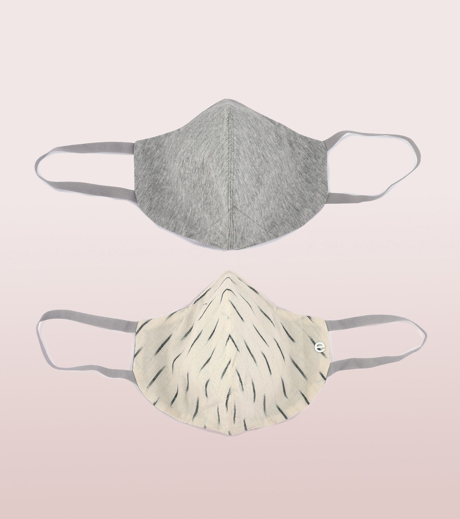 IKAT CRAFT MASK : 3-Layer Reversible Safety Mask with Cotton Comfort | >95%* Protection | Adult Mask - Pack of 2