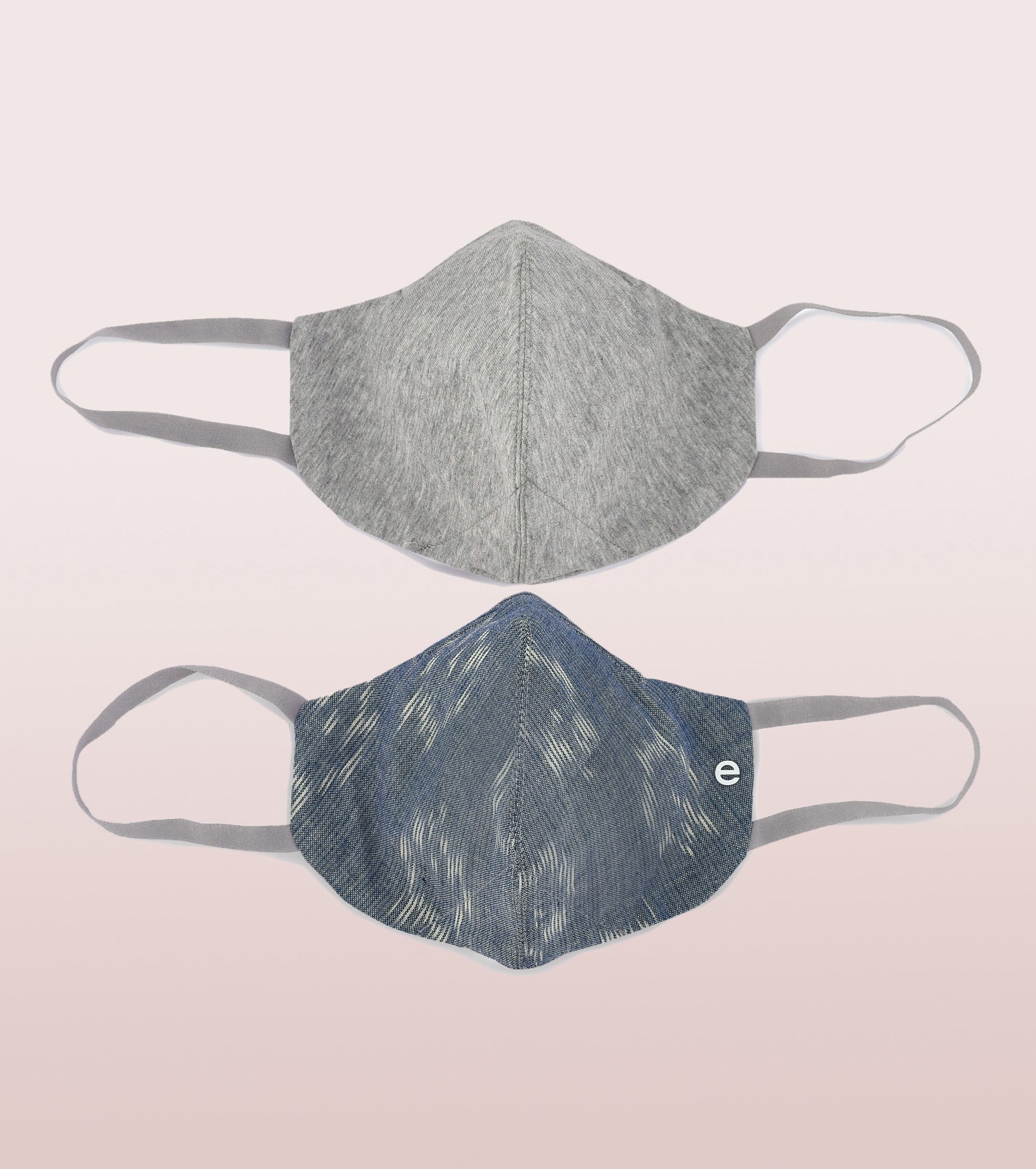 IKAT CRAFT MASK : 3-Layer Reversible Safety Mask with Cotton Comfort | >95%* Protection | Adult Mask - Pack of 2