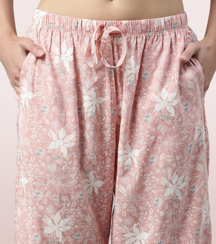 Slounge Pant | Modal Woven Printed Pull-On Pant