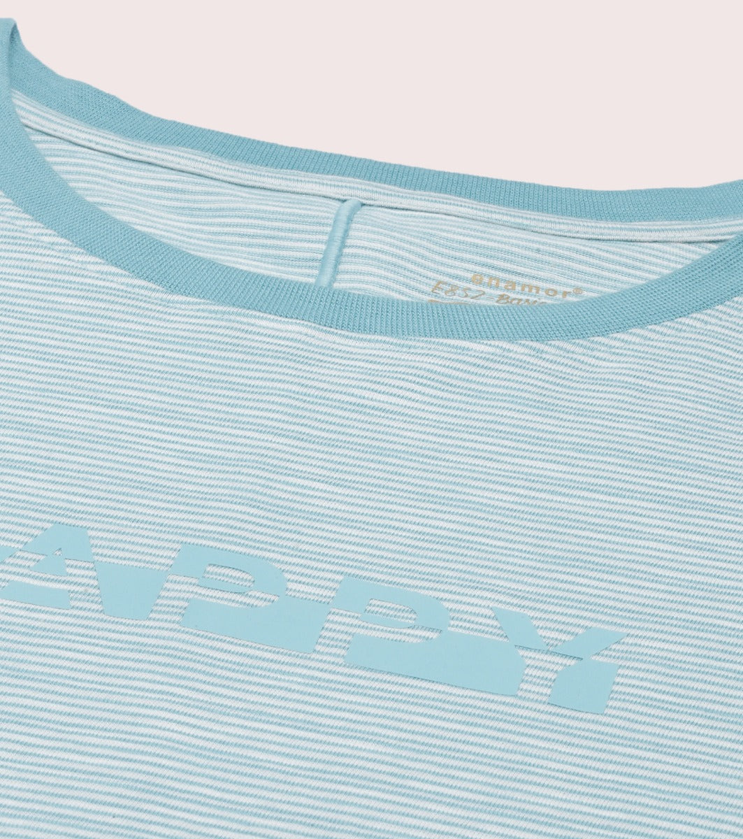 Basic Dress | Cotton Slounge Mini Dress With Chest Graphic