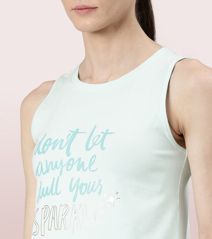 Athleisure- A307
ACTIVE COTTON TANK | ANTI ODOUR COTTON GRAPHIC HIP COVERING LONG LENGTH TANK
RELAXED FIT | LONG LENGTH