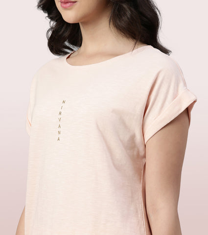 Basic Dolman Tee | Cotton Slub Jersey Dolman Graphic Tee