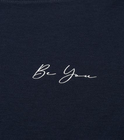 Long Tee - Solid | ¾ Sleeve Boat Neck Lounge Tee With Mindful Graphic