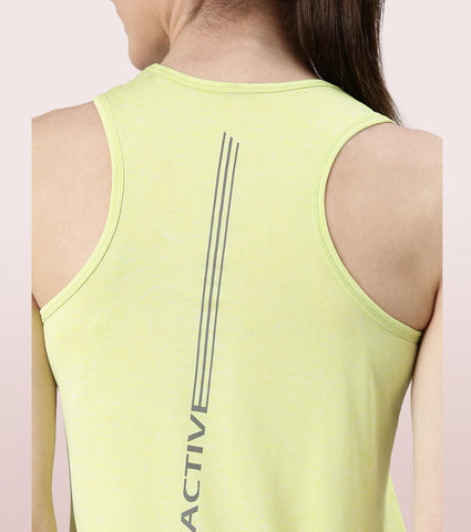 Athleisure- A308
BASIC WORKOUT TANK | DRY FIT RACER TANK WITH REFECTIVE GRAPHIC
RELAXED FIT | REGULAR LENGTH