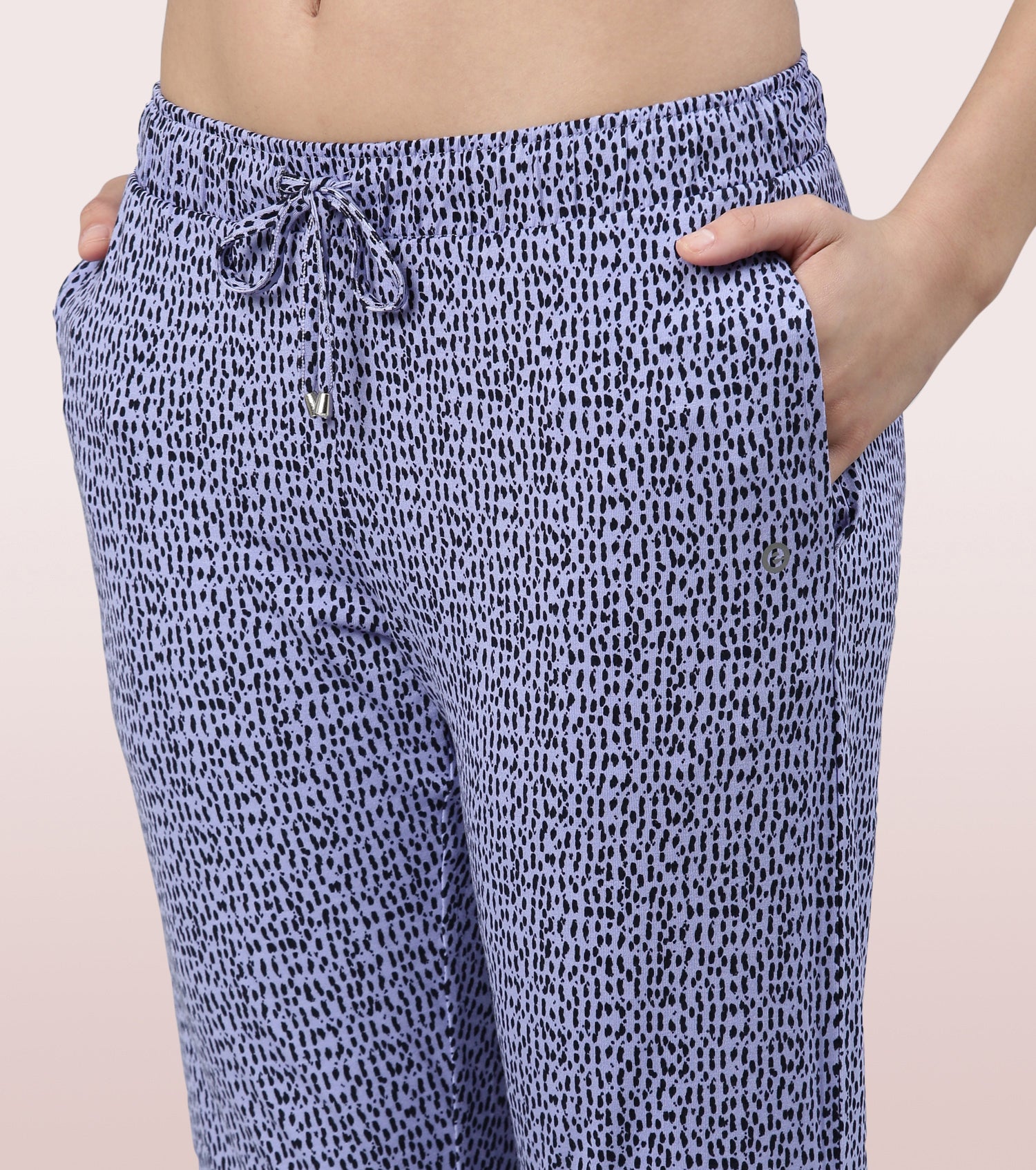 Lazy Pant | Pull-On Flannel Pants With Satin Adjustable Waist Drawstring & Pockets