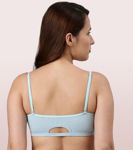 Full Coverage Non-Padded Wirefree Comfort Cami Detachable Bra
