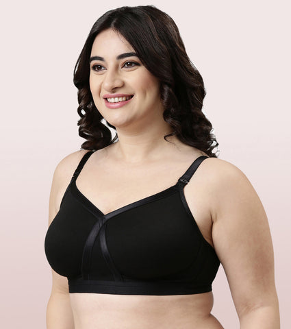 Engineered X-Frame Lift Cotton Bra