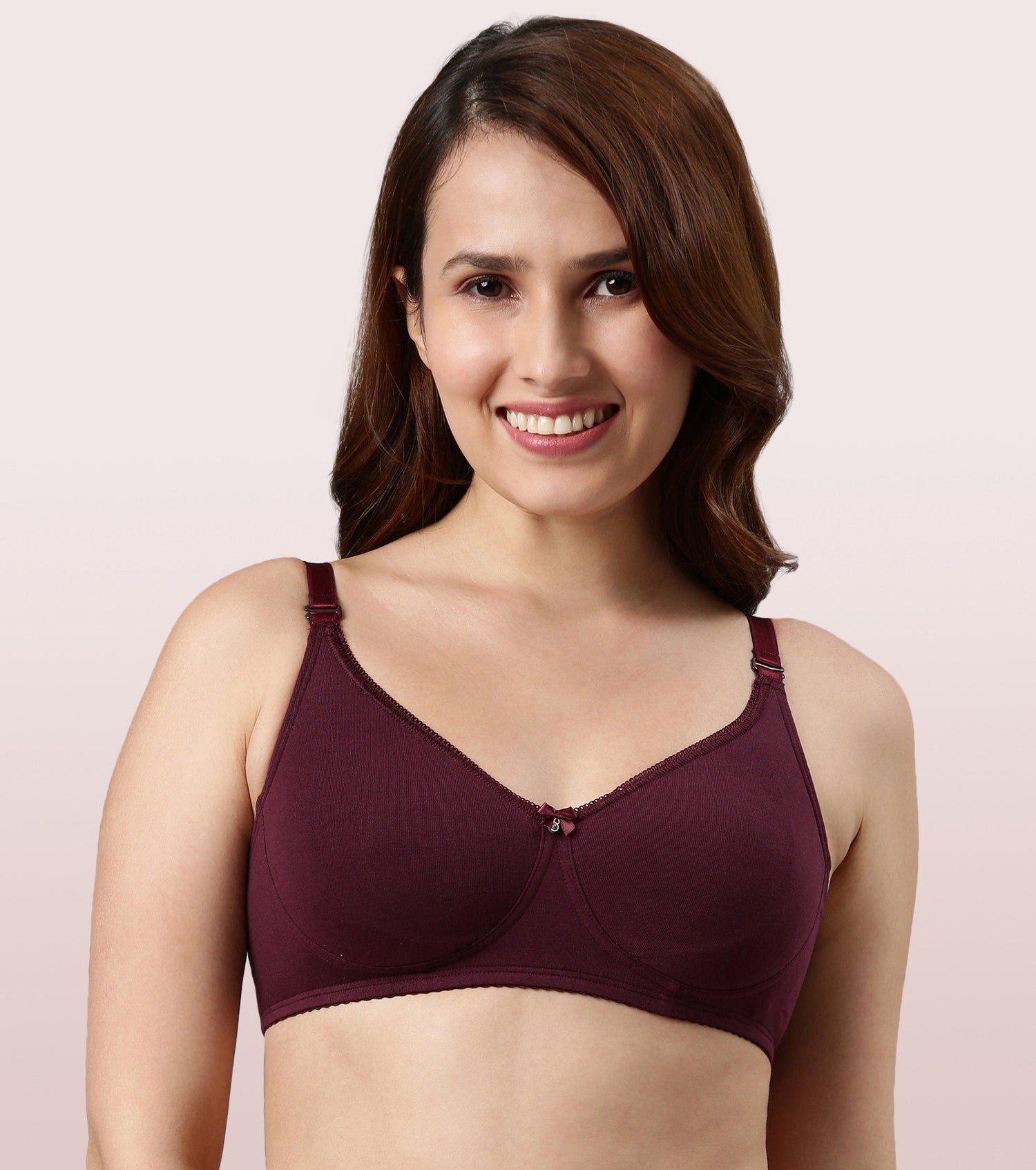 Buy Enamor Antimicrobial Teenager Full Coverage Non-Wired Non Padded  Beginners Bra - White at Rs.299 online