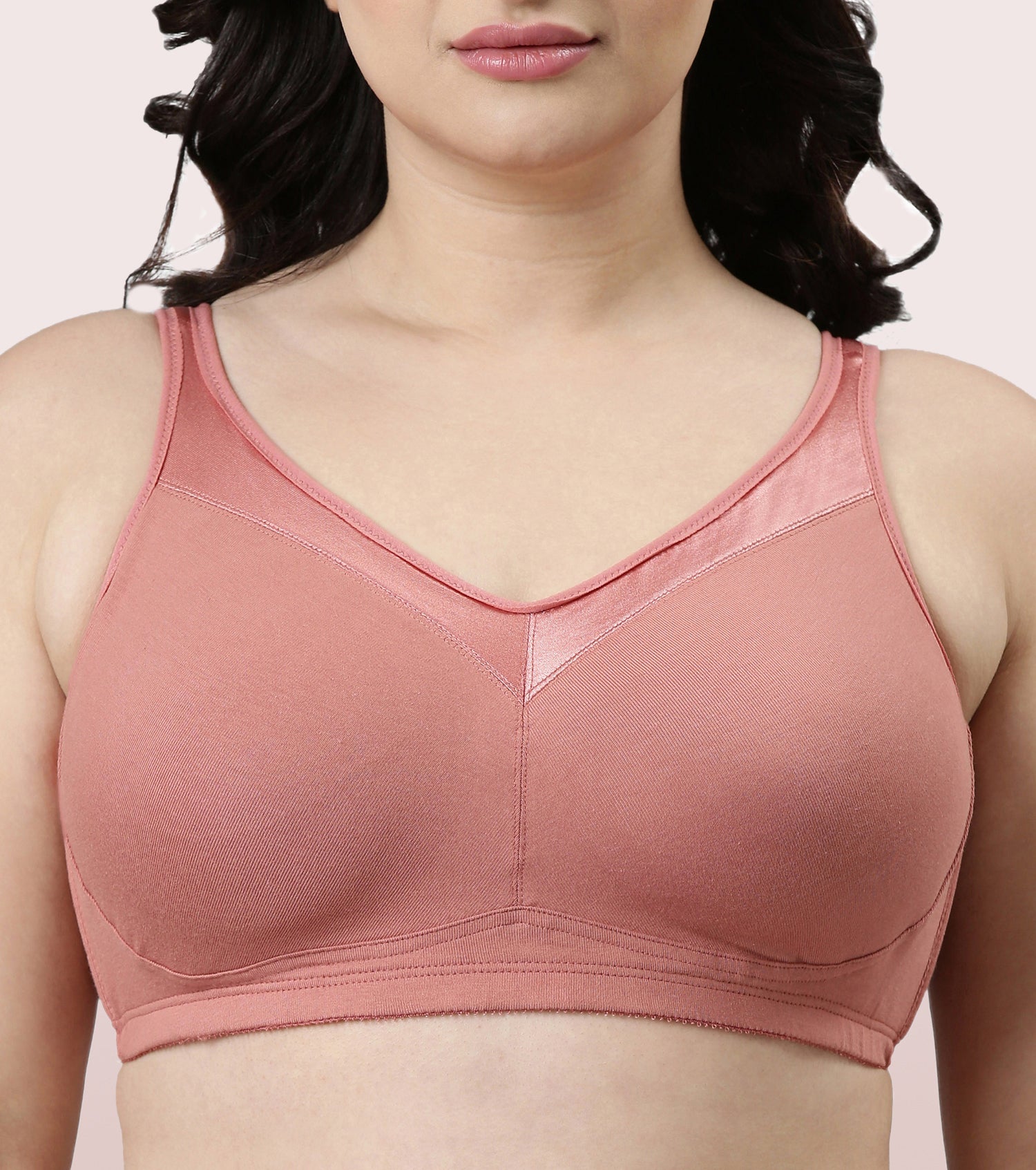 Classic Soft Cotton Bra Non Padded Non Wired For Women