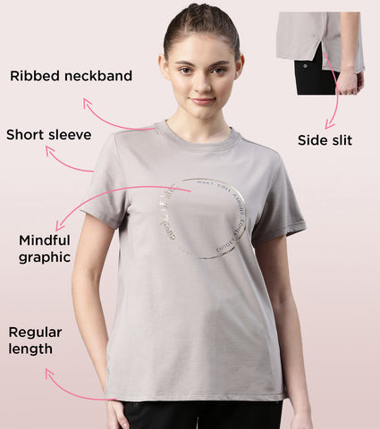 Active Cotton Tee | Short Sleeve Anti-Odour Cotton Tee With Graphic
