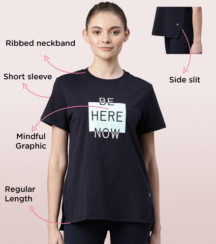 Active Cotton Tee | Short Sleeve Anti-Odour Cotton Tee With Graphic