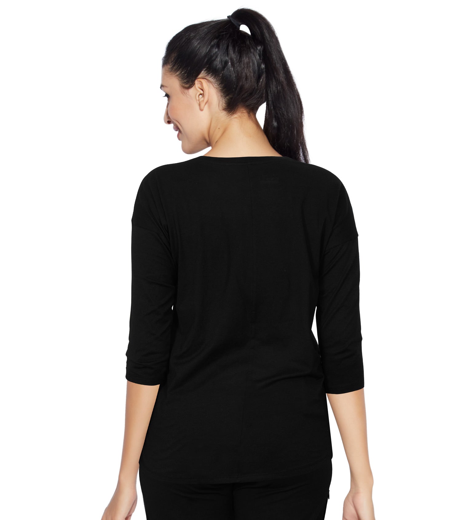 Essentials Cotton 3/4 Sleeve Lounge Tee