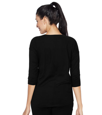 Essentials Cotton 3/4 Sleeve Lounge Tee
