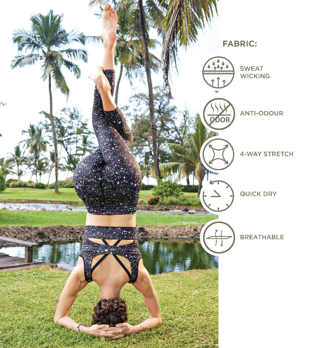Hugged Leggings | High Waisted 7/8 Dry Fit Printed Leggings