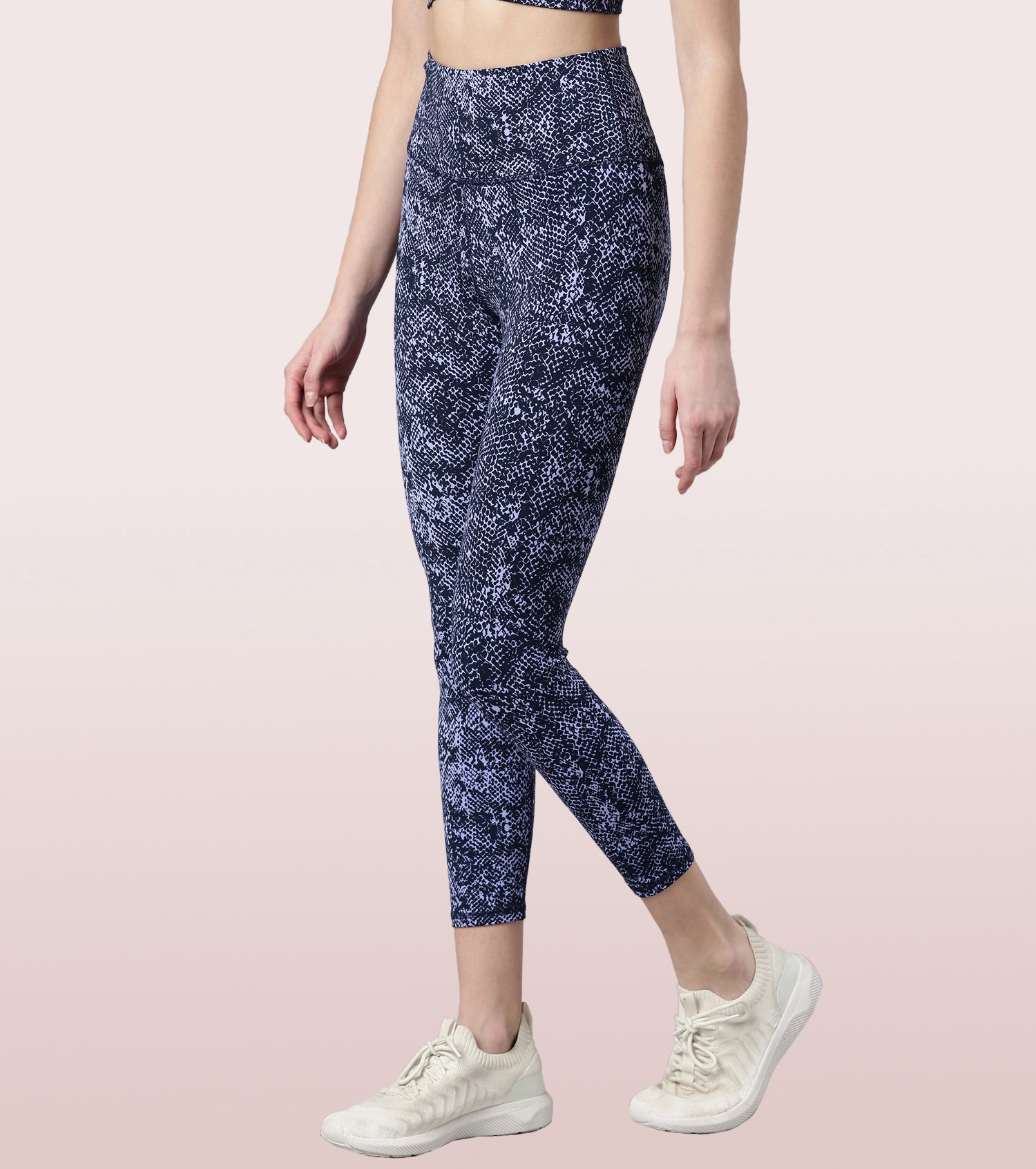 Hugged Leggings | High Waisted 7/8 Dry Fit Printed Leggings