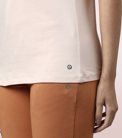 Basic Crew Tee – Solid | Short Sleeve Crew Neck Stretch Cotton Tee
