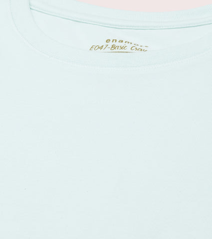 Basic Crew Tee – Solid | Short Sleeve Crew Neck Stretch Cotton Tee