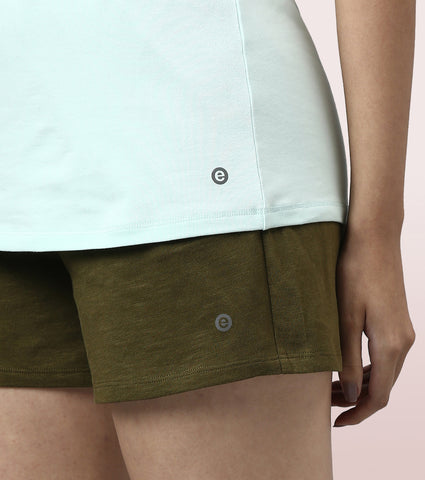 Basic Crew Tee – Solid | Short Sleeve Crew Neck Stretch Cotton Tee