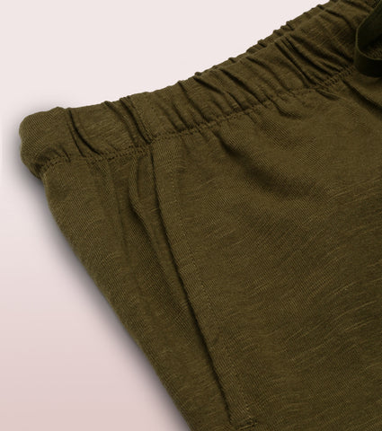 Basic Shorts | Mid-Thigh Length Jersey Shorts With Pockets