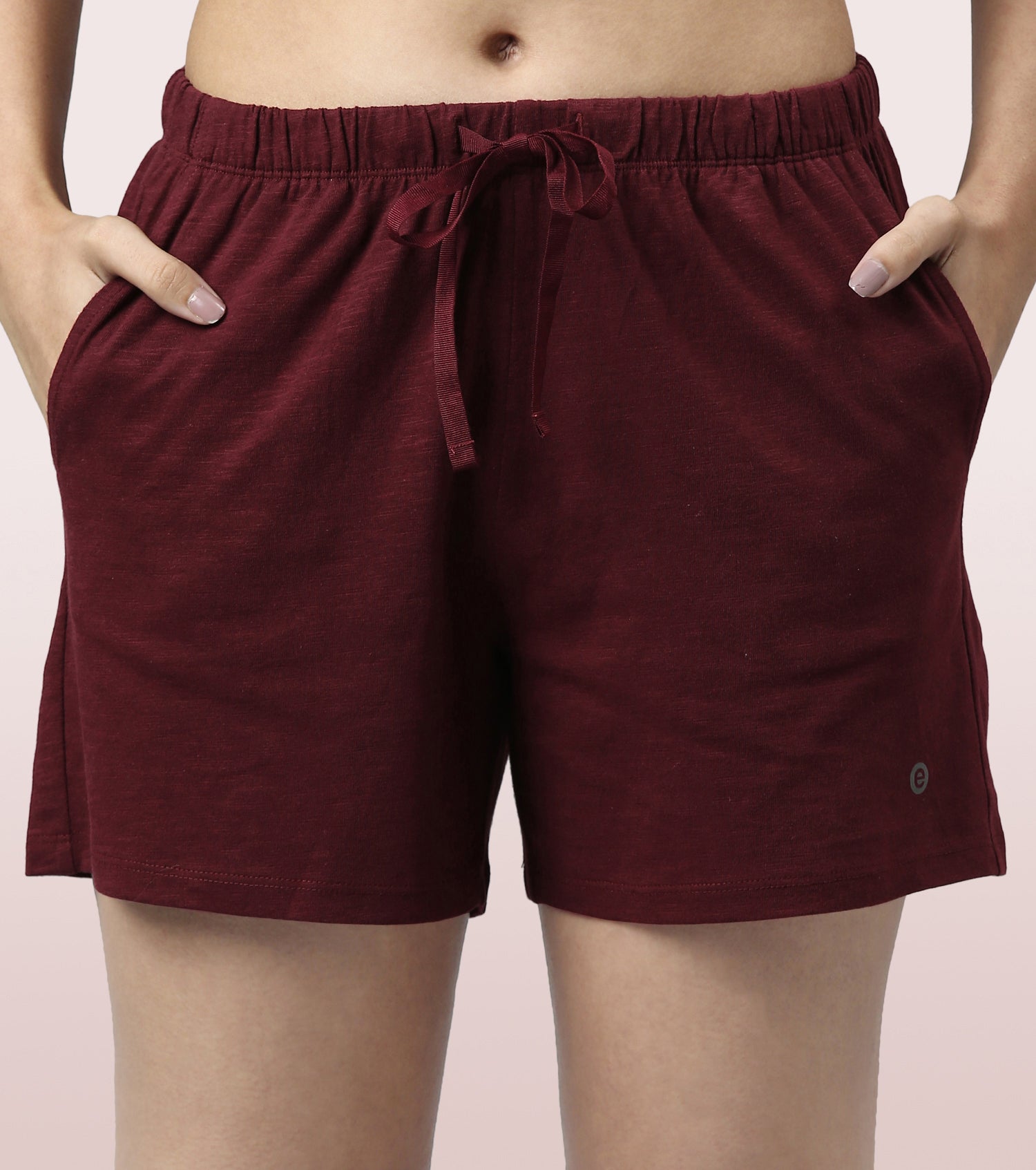 Basic Shorts | Mid-Thigh Length Jersey Shorts With Pockets