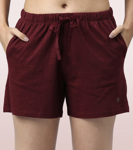 Basic Shorts | Mid-Thigh Length Jersey Shorts With Pockets