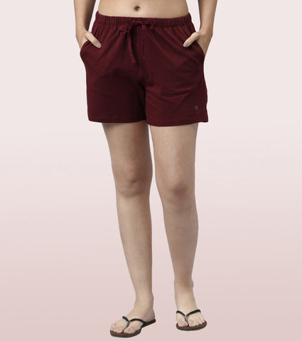 Basic Shorts | Mid-Thigh Length Jersey Shorts With Pockets