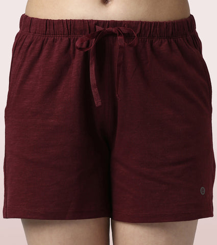 Basic Shorts | Mid-Thigh Length Jersey Shorts With Pockets