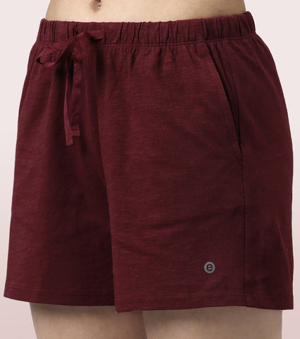 Basic Shorts | Mid-Thigh Length Jersey Shorts With Pockets