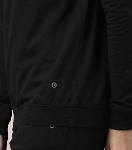 Basic Sweat | Long Sleeve Basic Pop Over Sweatshirt With Mindful Graphic