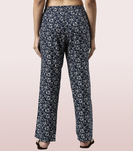 Slounge Pant Set | Modal Woven Printed Shirt And Pant Set