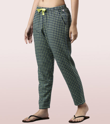 Lazy Pant Set | Cotton Flannel Woven Shirt And Pant Set
