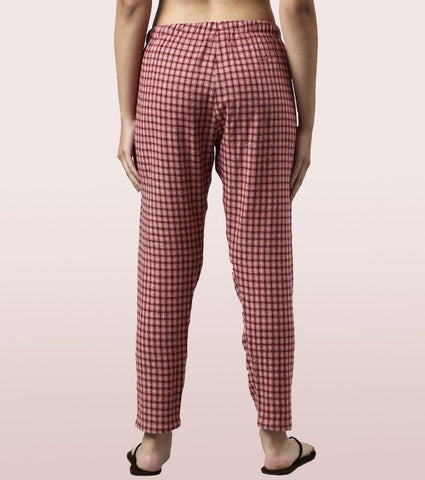 Lazy Pant Set | Cotton Flannel Woven Shirt And Pant Set