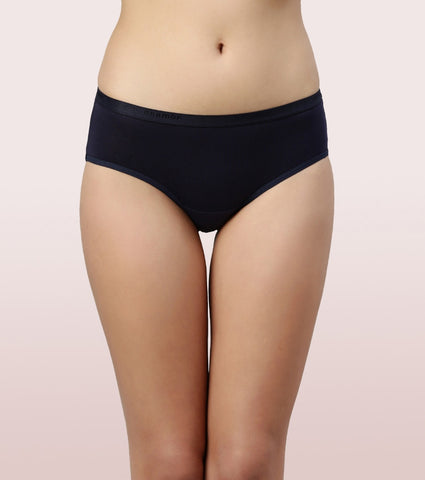 Hipster Panty | Full Coverage & Mid Waist-Assorted-Pack Of 6-Colors And Print May Vary