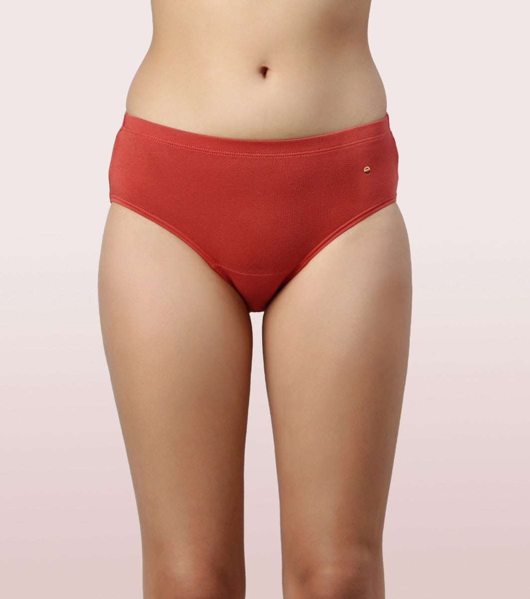 French Brief Hipster Panty  Antimicrobial And Stain Release